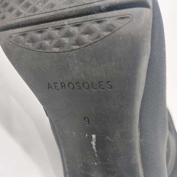 Aerosoles Miley Women's Boots Stretch Size 9 Minimalist Preppy - Picture 3 of 12